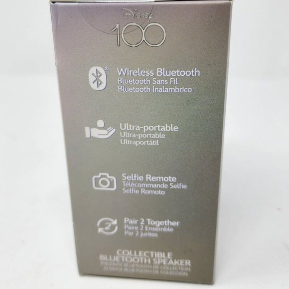 Disney 100 Minnie Mouse Bitty Boomers Mini Collectible Bluetooth Speaker New - Picture 3 of 10